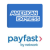 American Express and PayFast payment options